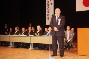 令和6年県連定期大会にて海野会長、白田幹事長体制が誕生